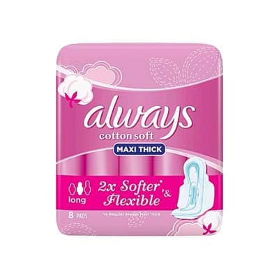 Always Soft Maxi Thick Night Pads, 8pads