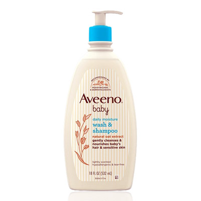 Aveeno BABY Daily Moisture Wash & Shampoo 532ml