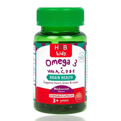 Holland & Barrett Chewy KidsOmega 3  Blackcurrant Flavour 60s