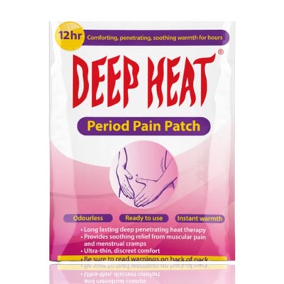 Deep heat period pain patch 1 sheet