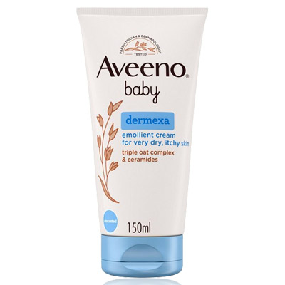 Aveeno Baby Dermexa Emollient Cream Dry,Itchy Skin 150ml