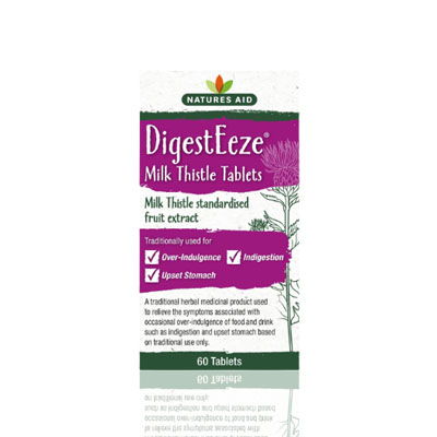 Natures Aid DigestEeze  (Milk Thistle) - 60