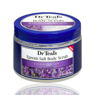 Dr Teal's Body Scrub Exfoliate & Renew with Lav 454g