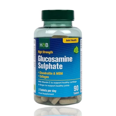 Holland & Barrett High strength Glucosamine, Chondroitin and Collagen complex with vitamin C 60s