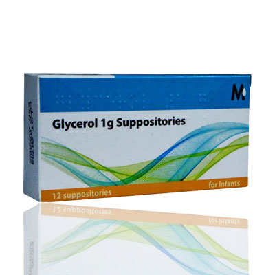 Glycerine 1g Infant Suppositories 12s