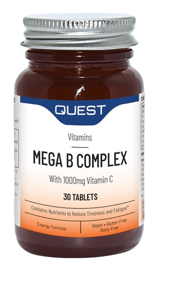 Quest Mega B100 30's Timed Release - High Potency Vit B Complex