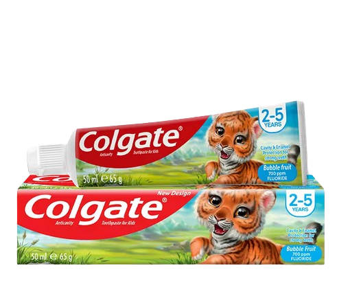 Colgate Tooth Paste (KIDS 2-5 Years) Bubble Fruit 50ml