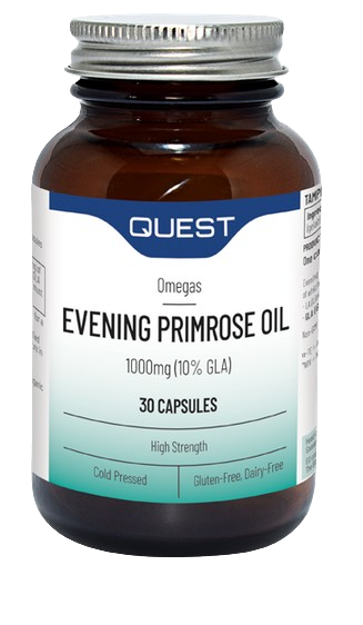Quest Evening Primrose Oil Caps 1000mg + Vit E - 30's
