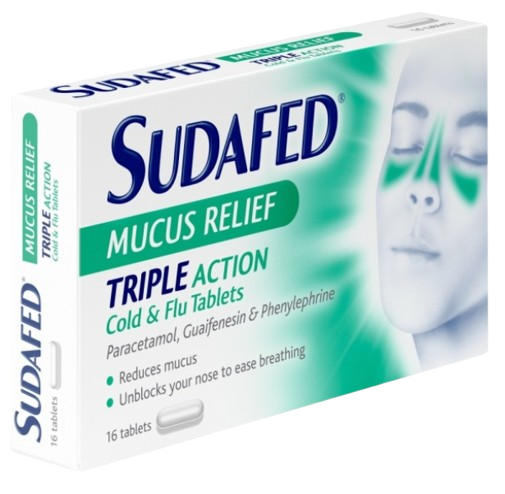 Sudafed Mucus Relief Day & Night Capsules 16s