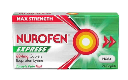 Nurofen Express 684mg Caplets 24s