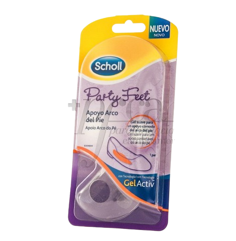 Scholl Party Feet Arch Supports Insoles 1 Pair