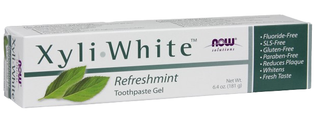 NOW Toothpastes  Xyliwhite Refreshmint Toothpaste Gel 181gm - Fluoride & SLS Free