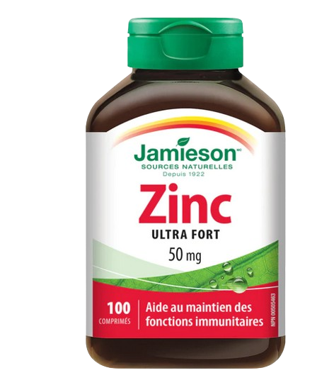 Jamieson Zinc 50mg Tablets 100's