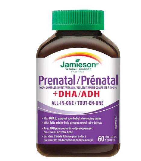 Jamieson Prenatal 100% + Dha Soft Gels 60's