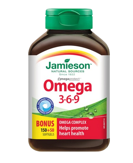 Jamieson Omega 3-6-9 1200mg Softgels 200's