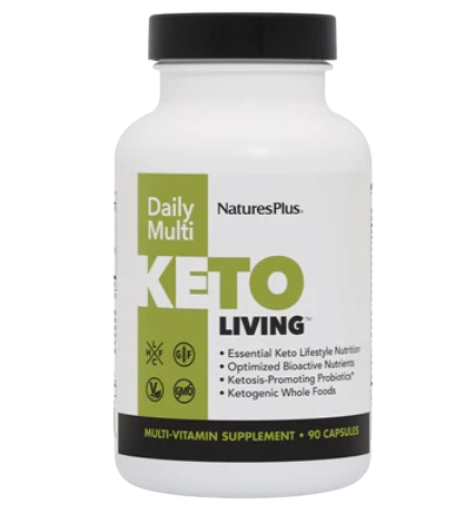 Nature's Plus KetoLivin Daily Multivits VCaps - 90 Capsules