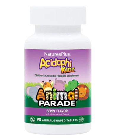 Nature's Plus Animal Parade Acidophikidz - 90 Capsules