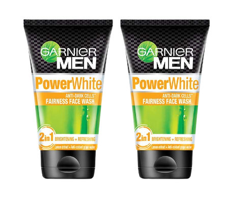 Garnier Men PowerWhite 2in1 Fairness Face Wash-100grams