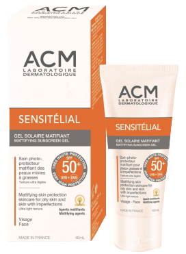 Sensitelial Mattifying Gel SPF50, 40ml