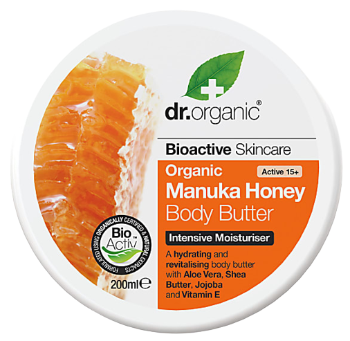 Dr Organic Manuka Honey Body Butter, 200ml
