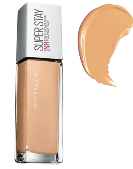 Maybelline SuperStay 24h Full Coverage Foundation Sun Beige 48 - 30ml