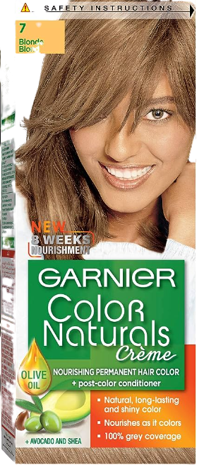 Garnier Color Naturals Hair Colour Cream 60ml (#7 Blonde)