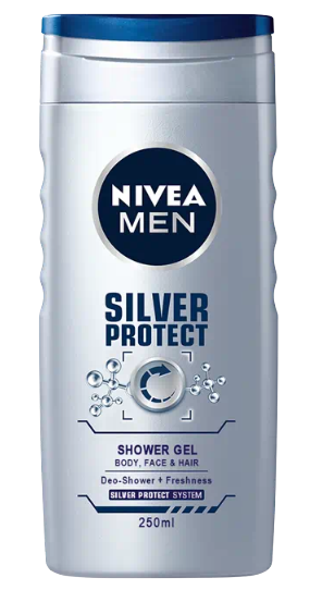 Nivea Men Shower Gel Silver Protect 250ml