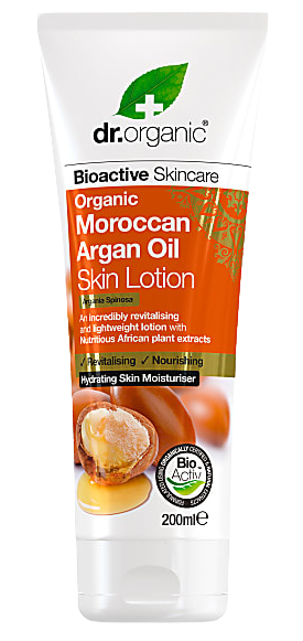Dr Organic Moroccan Argan Oil Skin Lotion, 200ml