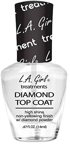 L.A. Girl Professional Salon Diamond Top Coat Nail Lacquer – 14ml