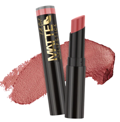 L.A. Girl Matte Flat Velvet Lipstick, Hush