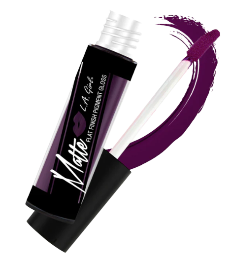 L.A. Girl Matte Lip Gloss, Black Currant.