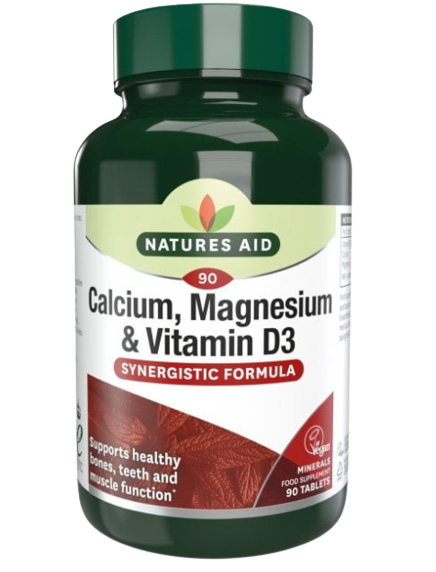 Natures Aid Calcium Magnesium & Vitamin D3 Tablets 90 per pack