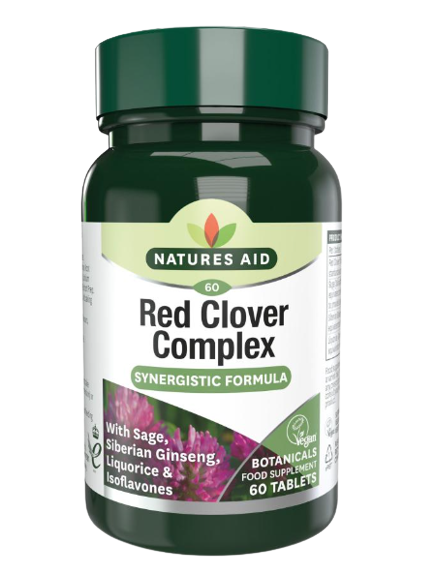 Natures Aid Red Clover Complex with Sage (Menopause Support) 60s