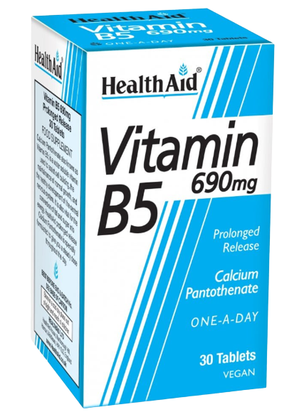HealthAid Vitamin B5 30's Tablets – 690mg
