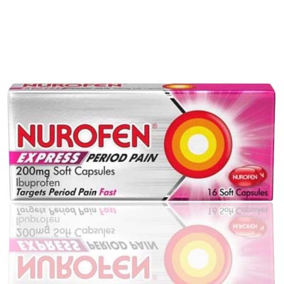 Nurofen Express 200mg Period Pain Capsules 16s