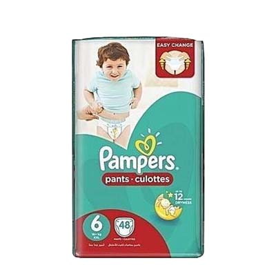 Pampers Pants Jumbo Junior Size 6 (16+ kg’s), 48 pieces