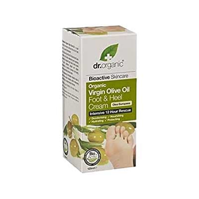 Dr Organic Virgin Olive Oil Foot and Heel  Cream, 125ml