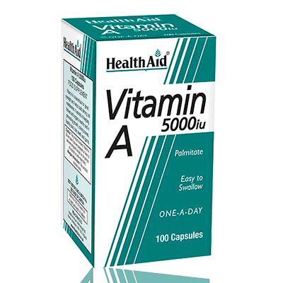 HealthAid Vitamin A 5000iu Capsules - 100Tablets