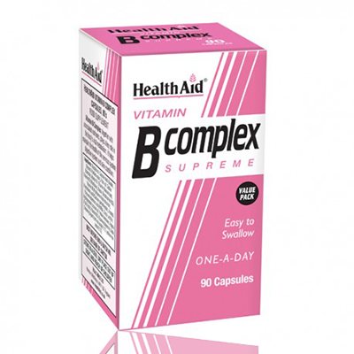 Health Aid Vitamin B Complex Supreme 90 Capsules
