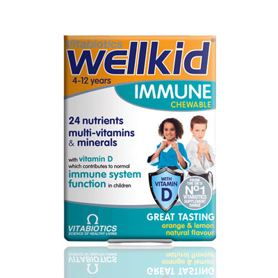 Vitabiotics Wellkid Immune chewable (4 - 12 years) 30s
