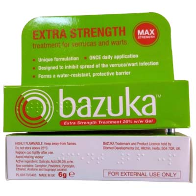 Bazuka Extra Strength Treatment Gel 6g (Green)