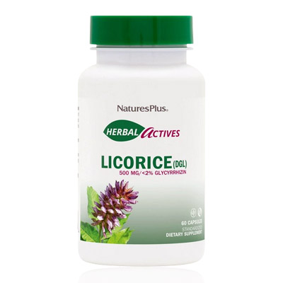 Nature's Plus Licorice DGL - 500 mg 60s.