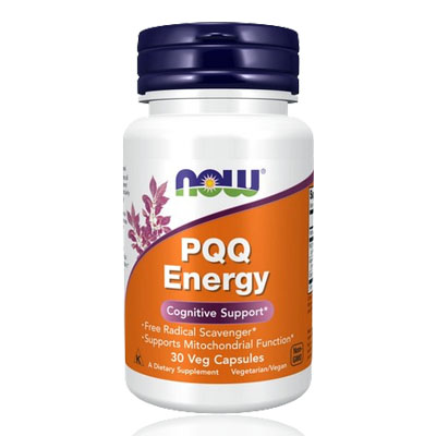 Now PQQ Energy Veg Capsules - 20mgs 30's