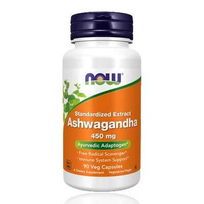 Now Supplements Ashwagandha Extract 450mg Vcaps 90's