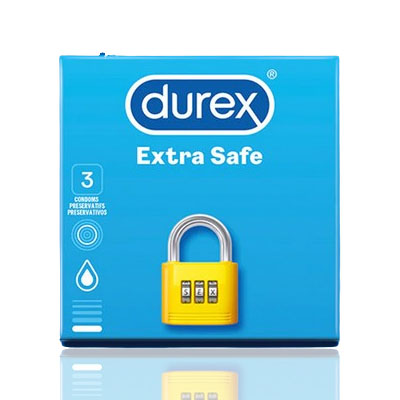 Durex Extra Safe Condoms 3s