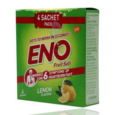 Eno Fruit Salts Sachets (Lemon) 4's
