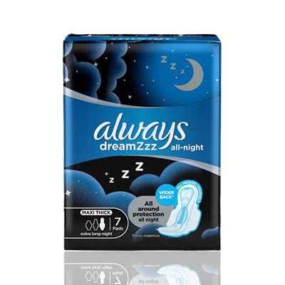 Always Maxi Thick Dreamzz All-Night Extra Long 7's