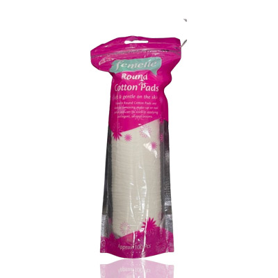 Femelle Round Cotton Pads 100's (Hilton) (White)