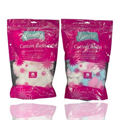 Femelle Cotton Balls 100's (White/Colored)