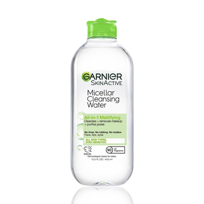 Garnier Micellar Make-Up Cleansing Water (Green-OilySkin), 400ml